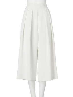 タックワイドリラックスパンツ(無地)