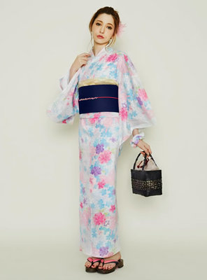 ラメ入りふよう浴衣