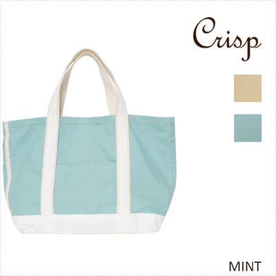 バイカラーキャンバストートバッグ