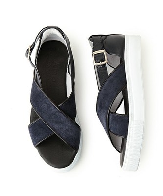 【sweet 4月号掲載】Amb / クロスコンフォート サンダル