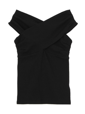 LAGUNAMOON（ラグナムーン） 【WEB限定カラー商品】クロスオフショルダートップス