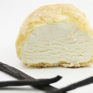 ヒロタのシューアイス：天然バニラ