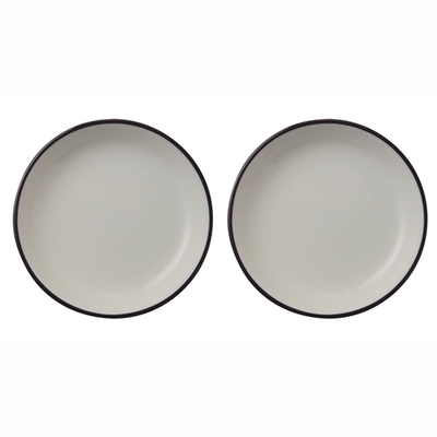 ブルーリムプレートM（2枚セット）