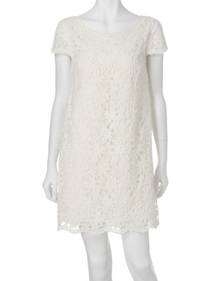 MERCURYDUO（マーキュリーデュオ） 【DUO】 レースキャップスリーブワンピース