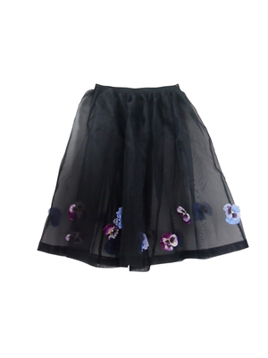 【Honey mi Honey】pansy organdie skirt
