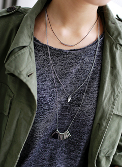 3setモチーフネックレス