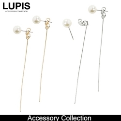 スティックチャームパールピアス