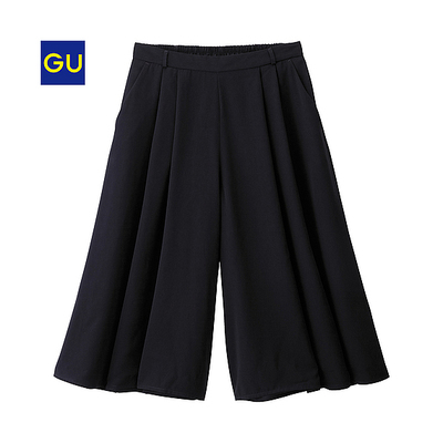 (GU)イージードレープガウチョパンツB