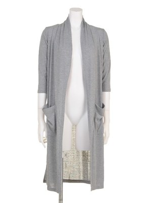 フライスロングトッパーカーディガン