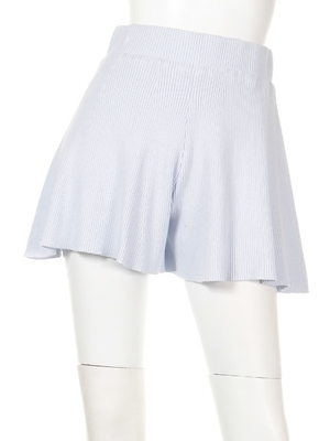 ニットフレアショートパンツ