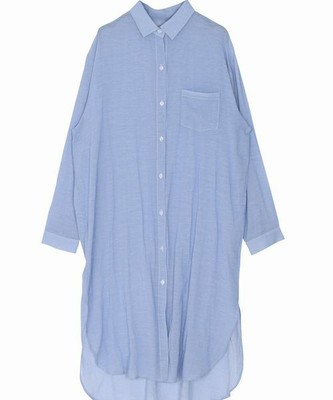 ボイルシアーロングシャツ