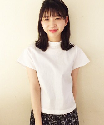 【Kastane】ハイネック半袖プルオーバー