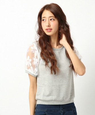 ソデオーガンウラケプルオーバー半袖