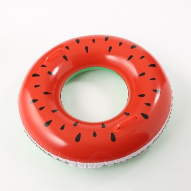 スイカ持ち手付き浮輪