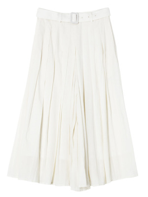 プリーツフレアガウチョパンツ