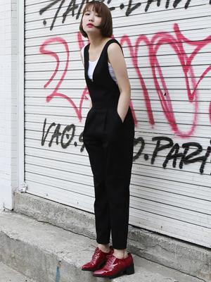 i-SOOK Vネックオールインワン