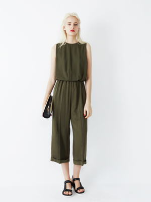 LAGUNAMOON ガウチョパンツドッキングコンビネゾン