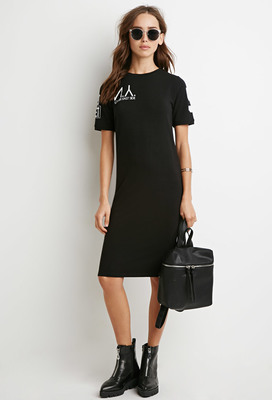 NYグラフィックTシャツワンピース