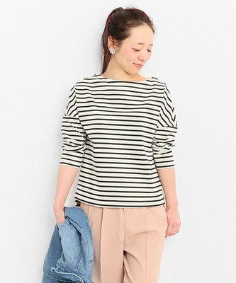 Sonny Label ドロップショルダーボーダープルオーバー