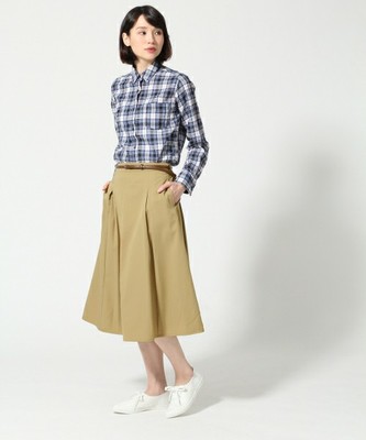 LEPSIM LOWRYS FARM ベルトツキタックAラインスカート　559828