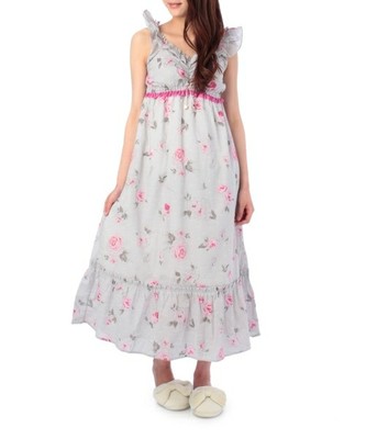 narue(ナルエー) クラシカルローズ パッド付ワンピナイティ