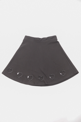 ハートくり抜きスカート