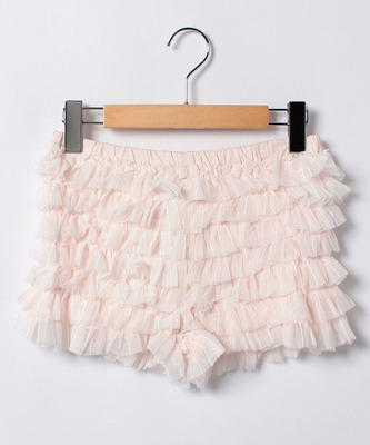 ストライプチュールショートパンツ