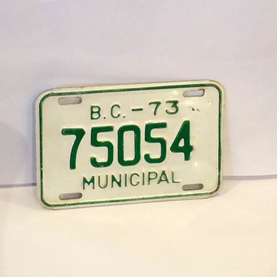 アンティーク　ナンバープレート