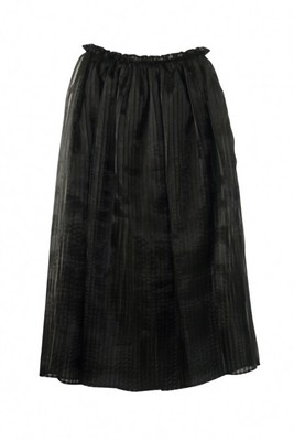 organdie pleats skirt