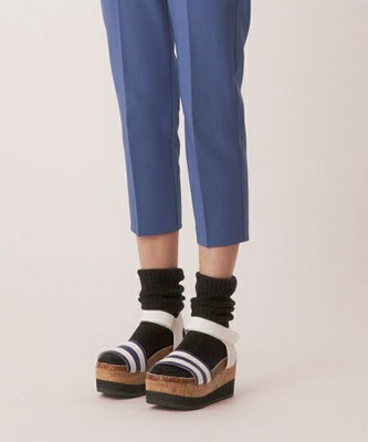 ボリュームコルクサンダル