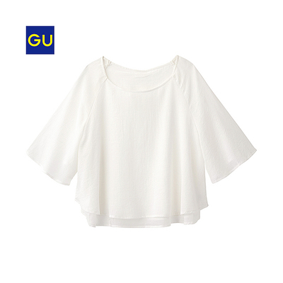 （GU）フレアープルオーバー（半袖）