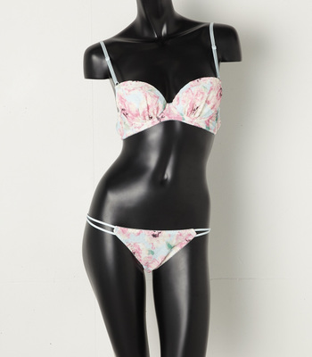 wrinkle flower Heart BRA＆Tショーツ