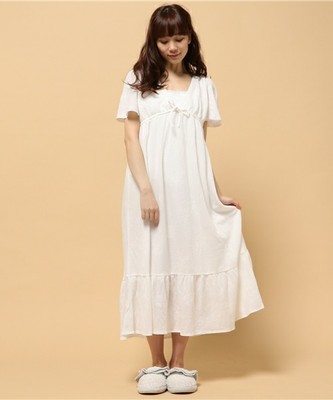 gelato pique レーシージャガードマキシドレス