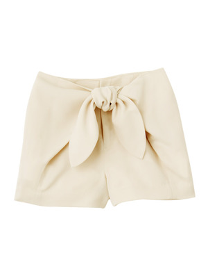 ウエストリボンコンパクトショートパンツ