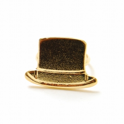 SILK HAT RING L gold（シルクハット リング L ゴールド）