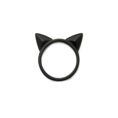 CAT EAR RING #11 mat black（キャットイヤー リング 11号 マットブラック）