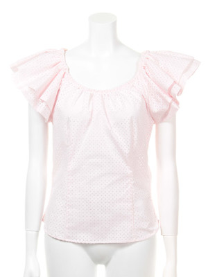 ボリュームフリルブラウス