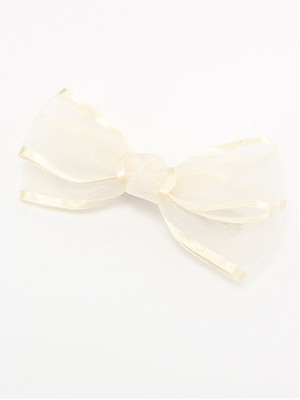 (Ank Rouge) オーガンジーリボンヘアクリップ