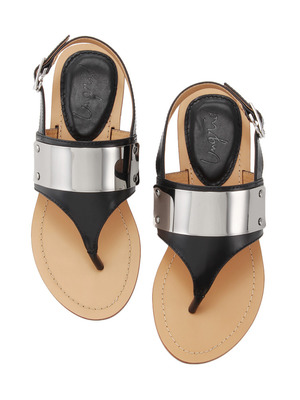 プレートコンビフラットサンダル