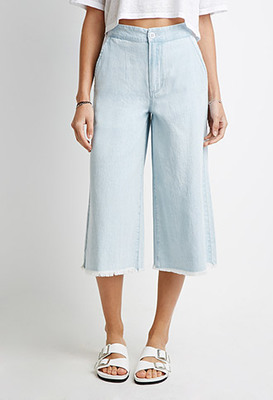 フレードデニムガウチョパンツ