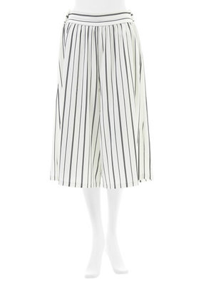 ストライプガウチョパンツ