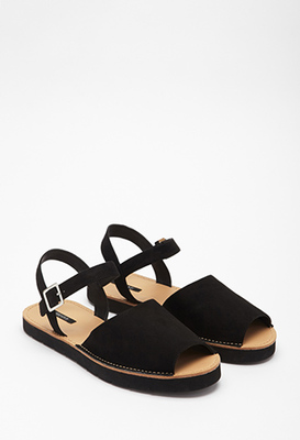 フェイクスエードアバルカサンダル