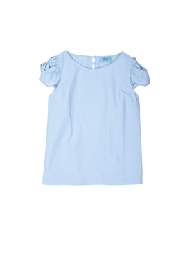 ねじりスリーブブラウス