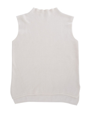 ボトルネックSIMPLEノースリーブニット