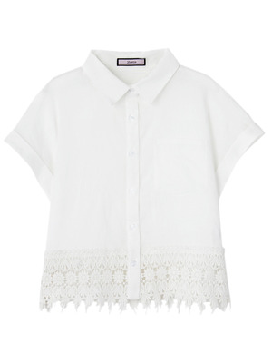 スカラップ半袖BL