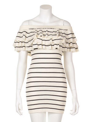 snidel (スナイデル)  オフショルタイトワンピース