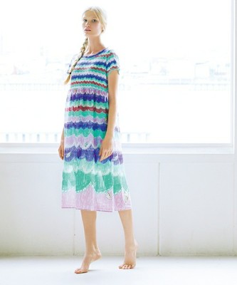 スカラッププリント　ベア天竺ワンピース／tsumori chisato