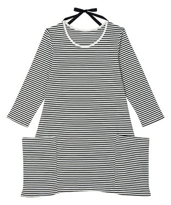 コットンボーダー　ワンピース／AMPHI