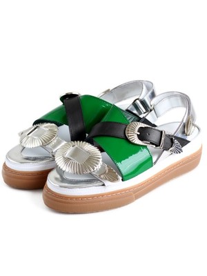 Metal Platform Sandal