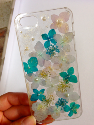 押し花 iPhone ケース